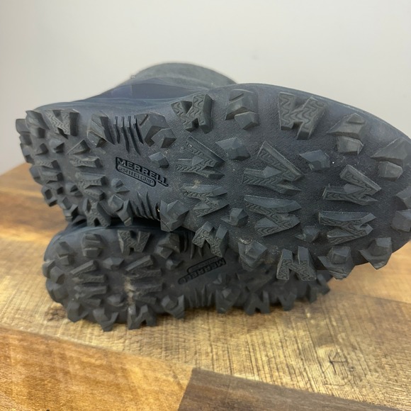 Merrell Thermo Snowdrift Waterproof Winter Boots Navy Grey J035584 Womens 8 - Picture 5 of 9